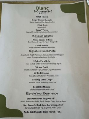 Menu photo 1 Blanc Fort Myers, FL