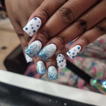 Aloha Nails & Spa - Friday polla dot and chevron by Adrianna - Nail Salons Near Me - Las Vegas, Nevada Aloha Nails & Spa - Friday polla dot and chevron by Adrianna - Nail Salons Near Me - Las Vegas, Nevada