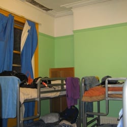 Paddys Palace Hostel - notice the ceiling.