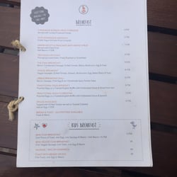 Urban Chai - Breakfast Menu