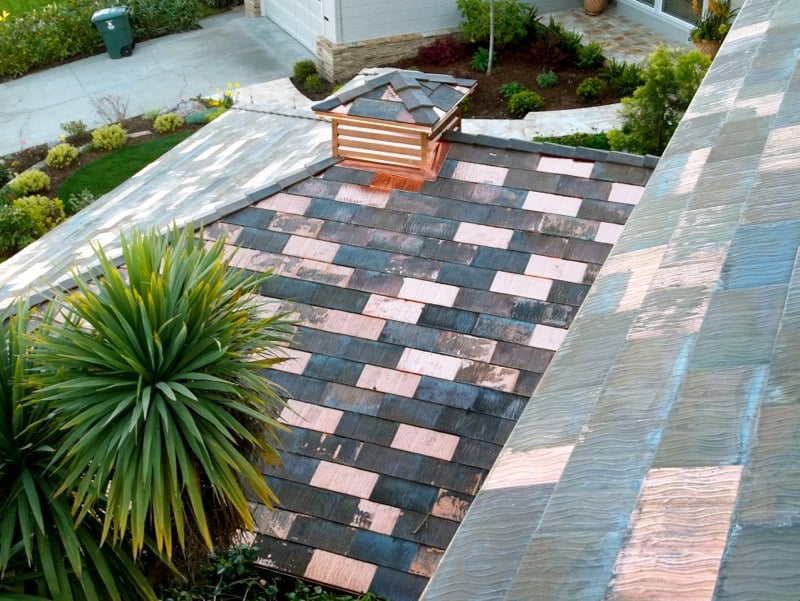 Slide of Custom Copper & Sheet Metal Roofing