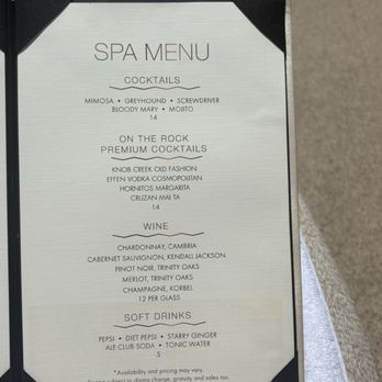Red Rock Spa by Well & Being - Menu - Day Spas Near Me - Las Vegas, Nevada