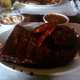 Combo - 1/2 Slab, with beans and slaw Combo - 1/2 Slab, with beans and slaw