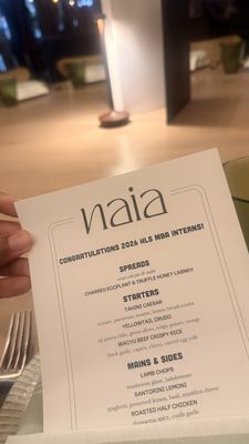 Menu photo 2 NAIA Chicago, IL