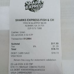 Sharks Fish & Chicken