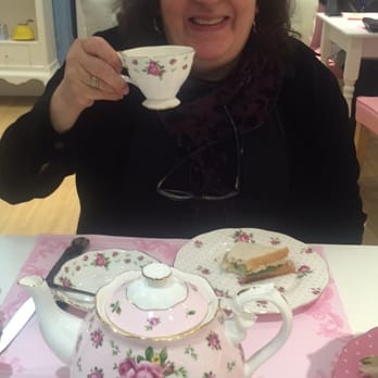 The Tea Terrace - Mum enjoying her tea :D - Cafes Near Me - Guildford, XGL