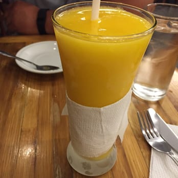 Via Mare - Fresh whole mango juice is good!!! - Filipino Near Me - Makati, NCR