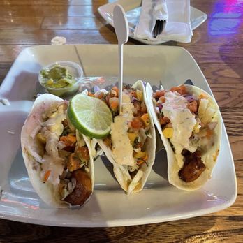 Beer Barrel Pizza and Grill - Bourbon BBQ Glazed Shrimp Tacos - Pizza Near Me - Hilliard, Ohio