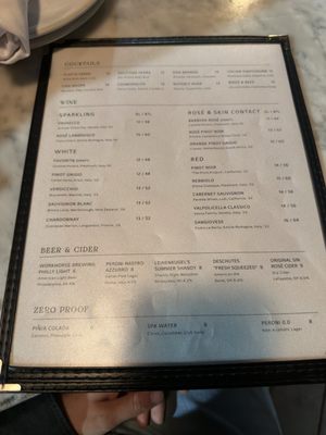 Menu photo 6 Prunella Philadelphia, PA