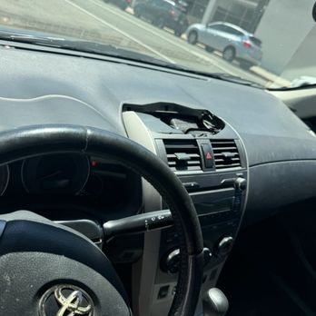 Express Rent A Car - Dash of Toyota Corolla. - Car Rental Near Me - San Diego, California