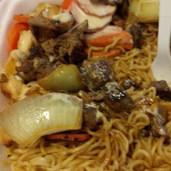 Hibachi 101 - It was the chic n steak habachi combo substitute noodles and add mushrooms. Everything was dry. - Japanese Near Me - Raleigh, North Carolina Hibachi 101 - It was the chic n steak habachi combo substitute noodles and add mushrooms. Everything was dry. - Japanese Near Me - Raleigh, North Carolina