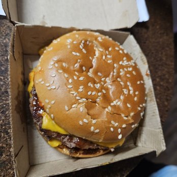 McDonald's - a cheeseburger in a box - Burgers Near Me - Plantation, Florida
