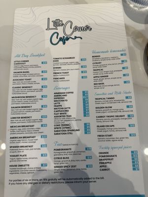 Menu photo 8 Little Corner Cafe Glendale, CA