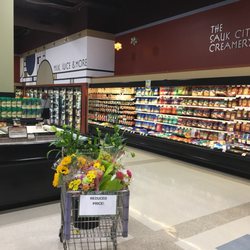 Piggly Wiggly - The dairy and juice section.