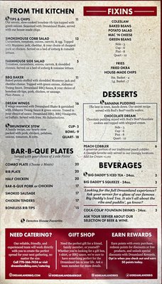 Menu photo 2 Dreamland BBQ Roswell, GA Menu photo 2 Dreamland BBQ Roswell, GA