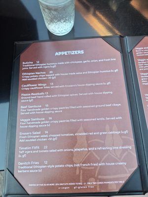Menu photo 3 Enssaro Ethiopian Restaurant Oakland, CA Menu photo 3 Enssaro Ethiopian Restaurant Oakland, CA