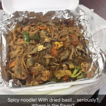 Pon's Thai Cuisine - SO much dried basil! - Thai Near Me - Asheville, North Carolina