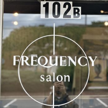 Frequency Salon - Logo/front door - Hair Salons Near Me - Greensboro, North Carolina Frequency Salon - Logo/front door - Hair Salons Near Me - Greensboro, North Carolina