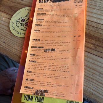 Cervecería Insurgente - Menu as of 7/27/2025 - Breweries Near Me - Tijuana, BCN