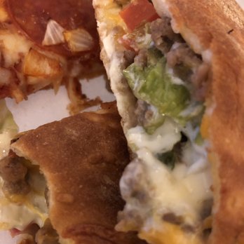 Pizza Brothers - Cheeseburger Fold Over & Pepperoni slice - Pizza Near Me - Sandusky, Ohio