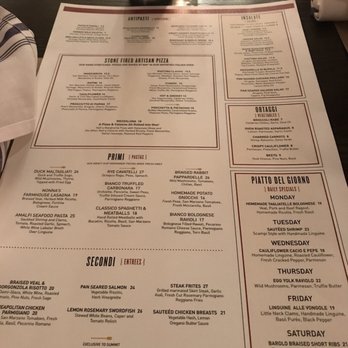 Piattino Neighborhood Bistro - Menu - Italian Near Me - Summit, New Jersey
