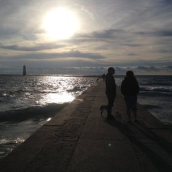 Frankfort Pier - This is a gem of a spot (great for people watching, sunset, stargazing, swimming, diving, you name it!)