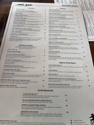 Menu photo 5 Mia Bella Trattoria Houston, TX