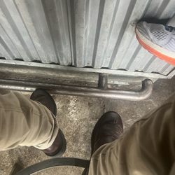 River Rats Bar and Grill - Sturdy bar rail.