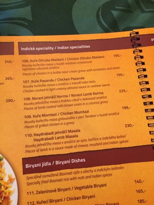 Menu photo 3 Curry and Tandoor Prague, PR Menu photo 3 Curry and Tandoor Prague, PR