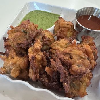 Butter Chicken Blockbuster - Vegetable Pakora - Indian Near Me - Vallejo, California Butter Chicken Blockbuster - Vegetable Pakora - Indian Near Me - Vallejo, California