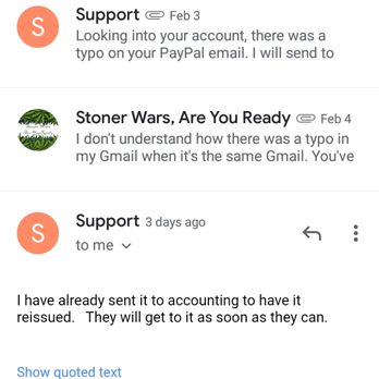 Standing Room Only - Inquiring about my paymemt from Jan 19th till February 6th 2020 still no payment has been received - Talent Agencies Near Me Standing Room Only - Inquiring about my paymemt from Jan 19th till February 6th 2020 still no payment has been received - Talent Agencies Near Me
