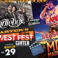 Carter Off-Road Park - Arkansas Concerts at Harvest Fest Featuring Candlebox and Afroman 09/26/2024.  Discovery's Mud Madness will be filming that weekend.