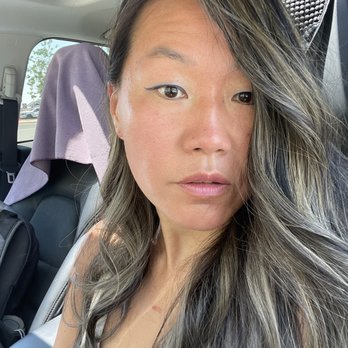 Rococo Hair - Viola! Went from jet black to ash blonde highlights. - Hair Salons Near Me - Albuquerque, New Mexico