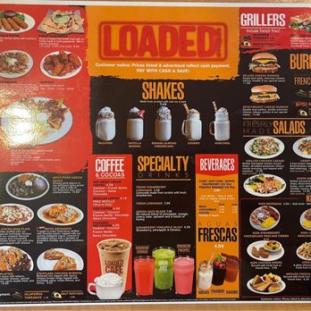 Loaded Cafe - Menu 5/29/22 - American Near Me - Placentia, California Loaded Cafe - Menu 5/29/22 - American Near Me - Placentia, California