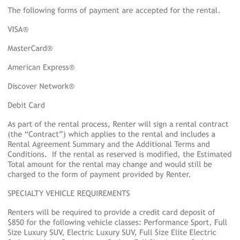 Enterprise Rent-A-Car - Payment info showing debit cards accepted for my reservation - Car Rental Near Me - Las Vegas, Nevada Enterprise Rent-A-Car - Payment info showing debit cards accepted for my reservation - Car Rental Near Me - Las Vegas, Nevada