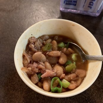 K-2 Steak House - Mexican pintos! Excellent! - Steakhouses Near Me - Bay City, Texas