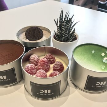 Pillow Talk Cafe Pasadena - Raspberry, Tiramisu, Oreo and Matcha tin cakes - Coffee & Tea Near Me - Pasadena, California Pillow Talk Cafe Pasadena - Raspberry, Tiramisu, Oreo and Matcha tin cakes - Coffee & Tea Near Me - Pasadena, California