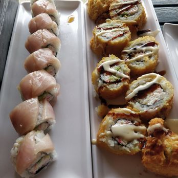J Sushi Brea - Yellowtail, double crunchy rolls - Japanese Near Me - Brea, California
