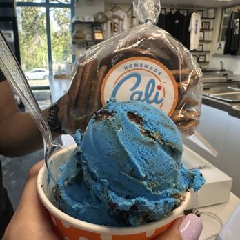Cali Cream Homemade Ice Cream - Cookie Monster - Ice Cream & Frozen Yogurt Near Me - Encinitas, California