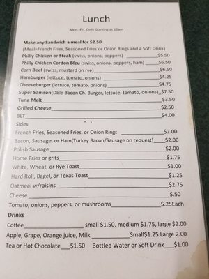 Menu photo 1 Irv's Sandwich Shop Cleveland Heights, OH Menu photo 1 Irv's Sandwich Shop Cleveland Heights, OH