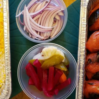 Charmy's Persian Taste - Side of onions and pickled veggies, served traditionally! - Persian/Iranian Near Me - Columbus, Ohio