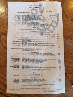 Menu photo 1 Sideboard - Lafayette Lafayette, CA Menu photo 1 Sideboard - Lafayette Lafayette, CA