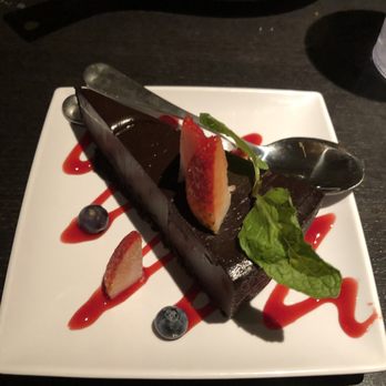 Caps On The Water - flourless chocolate cake. - Seafood Near Me - St Augustine, Florida Caps On The Water - flourless chocolate cake. - Seafood Near Me - St Augustine, Florida