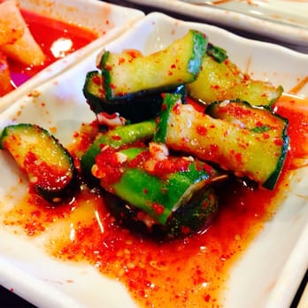Kunjip - Pickled cucumber (side dish). - Korean Near Me - Santa Clara, California