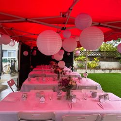Play House Rental - We rented 6 tables (6ft), 6 table cloths and 50 chairs. It was perfect!