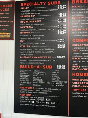 Menu photo 3 Full Belli Deli Townsend, MT