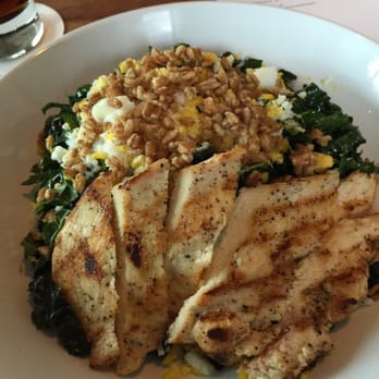 Mr. Purple - Kale salad with chicken - Lounges Near Me - New York, New York Mr. Purple - Kale salad with chicken - Lounges Near Me - New York, New York