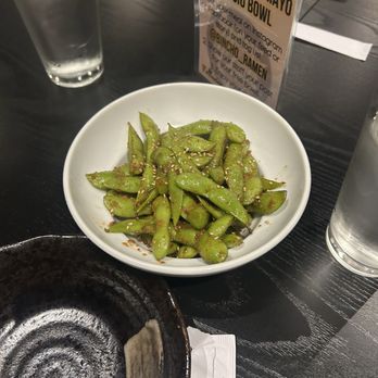 Bincho - Garlic Edamame - Ramen Near Me - Los Angeles, California Bincho - Garlic Edamame - Ramen Near Me - Los Angeles, California