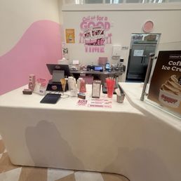 Front counter - order here