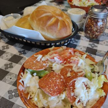 Brother's Pizza - Salad and bread - Pizza Near Me - Rialto, California